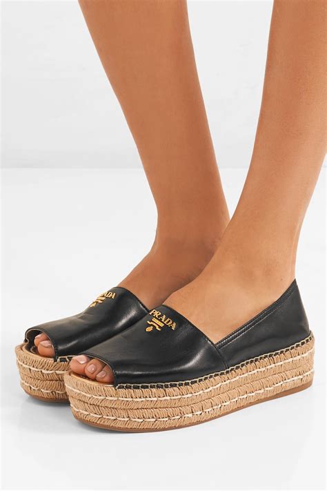 prada espadrille platform sneakers|prada espadrille wedges.